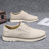 MEN'S SOFT SOLED LACE UP CASUAL LEATHER SHOES 73861219YL