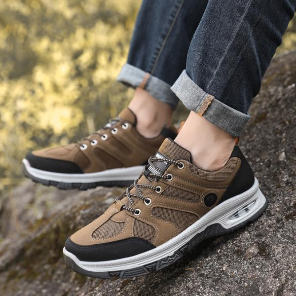 MEN'S LACE-UP OUTDOOR HIKING SNEAKERS 40789358S