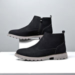 MEN'S STYLISH SUEDE HIGH TOP CHELSEA BOOTS 00719258S