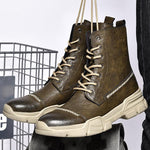 MEN'S LACE UP FASHIONABLE WORKWEAR BOOTS 67649875YL