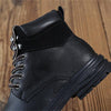 MEN'S FASHIONABLE LACE UP LEATHER BOOTS 88734687YL