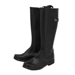 MEN'S ROUND TOE BLACK ELEGANT KNIGHT BOOTS 93999931YL