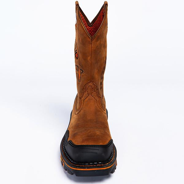 MEN'S STYLISH EMBROIDERED HOLLOW COWBOY BOOTS 34372233S