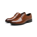 MEN'S BUSINESS LACE-UP POINTED TOE DRESS SHOES 84355340S