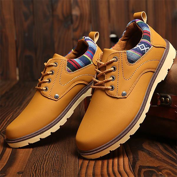 MEN'S CASUAL WATERPROOF LACE-UP SHOES 10229924S