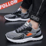 MEN'S LACE-UP CASUAL MESH RUNNING SHOES 90594558S