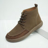 MEN'S RETRO SOFT-SOLED CASUAL LACE-UP BOOTS 71632708S