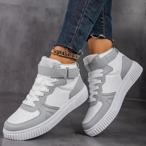 MEN'S STYLISH SPORTS HIGH-TOP SNEAKERS WITH VELCRO 39490711S