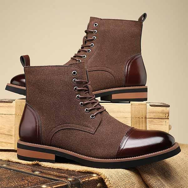 MEN'S RETRO EASY MATCH LACE UP BOOTS 93235032YL