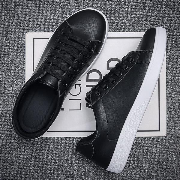 MEN'S SIMPLE CASUAL LACE-UP SNEAKERS 35243505S