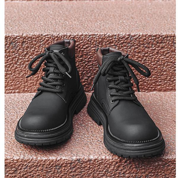 MEN'S OUTDOOR LACE UP CASUAL BOOTS 67663537YL