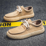 MEN'S LACE-UP SUEDE SOFT-SOLED CASUAL SHOES 62813324S