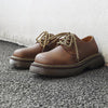 MEN'S RETRO THICK-SOLED WIDE-LASTED DERBY SHOES 08420558S