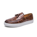 MEN'S STONE PATTERN SLIP-ON CASUAL SHOES 11449658S