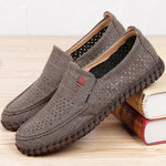 MEN'S CASUAL HOLLOW LINEN SLIP-ONS 61883301S