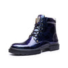 MEN'S COLORFUL SNAKE-EFFECT LACE-UP BOOTS 29131860S