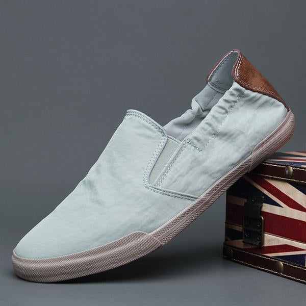 MEN'S CASUAL STITCHING CANVAS SLIP-ON SHOES 63220029S