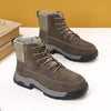 MEN'S FUR INTEGRATED WARM ANTI-SLIP OUTDOOR SNOW BOOTS 42215567S