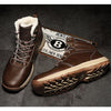 MEN'S COLD RESISTANT AND WARM LACE UP SNOW BOOTS 76422412YL