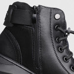 MEN'S BLACK BREATHABLE LACE UP BOOTS 70675006YL