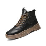 MEN'S THICK SOLE WORK LACE UP BOOTS 90451059S