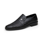 MEN'S RETRO CASUAL LEATHER SHOES LOAFERS 35190424YL