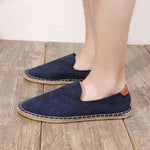 MEN'S SLIP-ON HAND-STITCHED ESPADRILLE FISHERMAN SHOES 69077762S