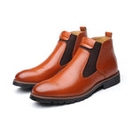 MEN'S CASUAL SLIP-ON ANKLE WORK BOOTS 12489995S