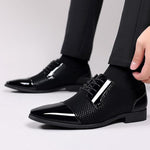 MEN'S BUSINESS POINTED TOE GROOM DRESS SHOES 66239026S