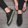 MEN'S CASUAL LOW TOP LACE-UP CANVAS SHOES 15963645S