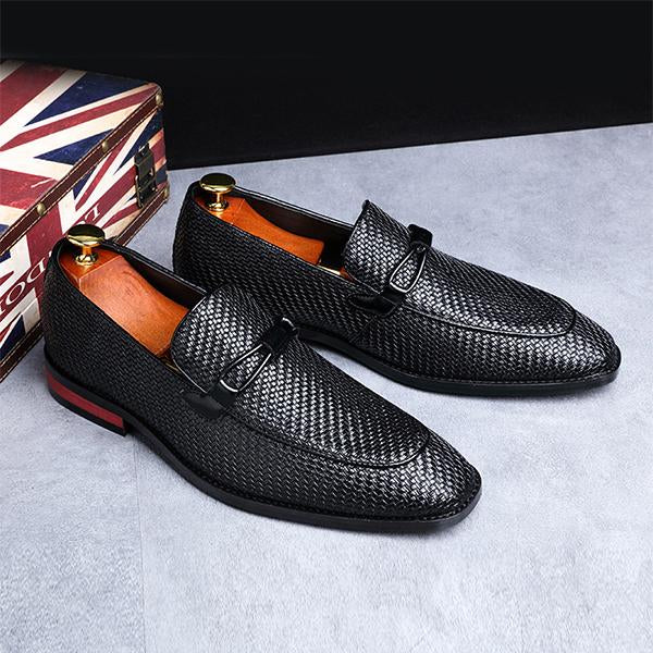 MEN'S STYLISH WOVEN DRESS SHOES 00170284S