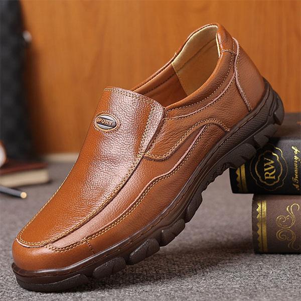 MEN'S BUSINESS CASUAL LEATHER SHOES 72307346YL