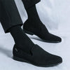 MEN'S FASHIONABLE BLACK BREATHABLE CASUAL SHOES 07277220YL