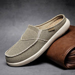 MEN'S CASUAL WEAR-RESISTANT CANVAS HALF SLIPPERS 87392308S