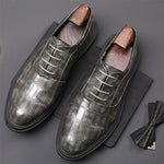 MEN'S DRESS OXFORD SHOES CLASSIC LACE UP FORMAL SHOES 19565949YL