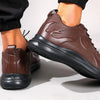 MEN'S LACE UP CASUAL LEATHER SHOES 86835854YL