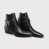 MEN'S STYLISH BUCKLED POINTED TOE CHELSEA BOOTS 39674001S