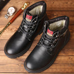 MEN'S CASUAL PLUSH LINED DAILY LACE UP BOOTS 81927111S