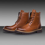 MEN'S FASHION CASUAL OUTDOOR LACE-UP ANKLE BOOTS 72686442S