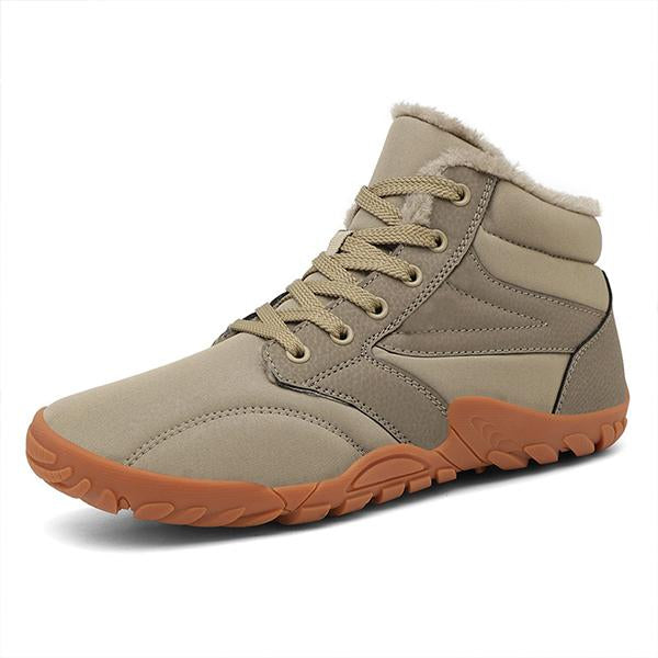 MEN'S CASUAL LACE-UP NON-SLIP HIGH-TOP SNOW BOOTS 09592876S