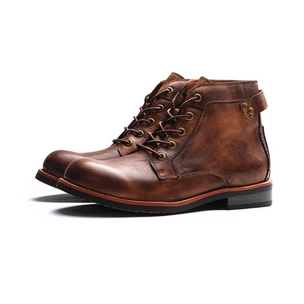 MEN'S RETRO CASUAL LACE-UP BOOTS 20802184YL