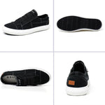 MEN'S RETRO WASHED DENIM SLIP-ON CANVAS SHOES 18814769S