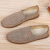 MEN'S CASUAL HOLLOW LINEN SLIP-ONS 61883301S