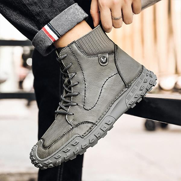 MEN'S CASUAL OUTDOOR HIGH-TOP LACE-UP SHOES 27392784S