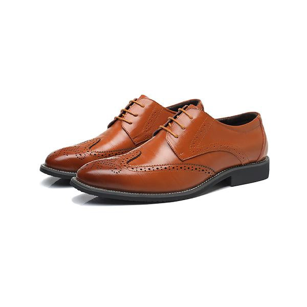 MEN'S BROGUE LACE-UP CASUAL DRESS SHOES 36983348S