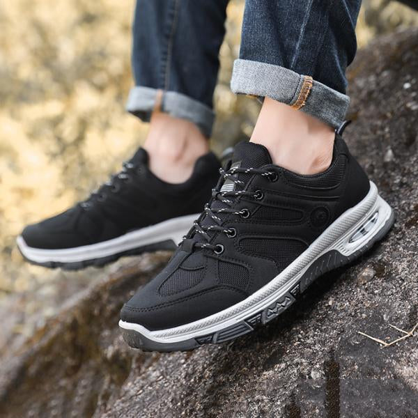 MEN'S LACE-UP OUTDOOR HIKING SNEAKERS 40789358S