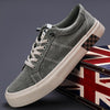 MEN'S STYLISH BREATHABLE LACE-UP CANVAS SHOES 60070241S