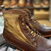 MEN'S RETRO COLOR BLOCKED LACE UP BOOTS 65119002YL