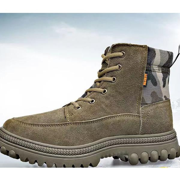 MEN'S HIGH TOP THICK LACE UP SNOW BOOTS 05570276YL