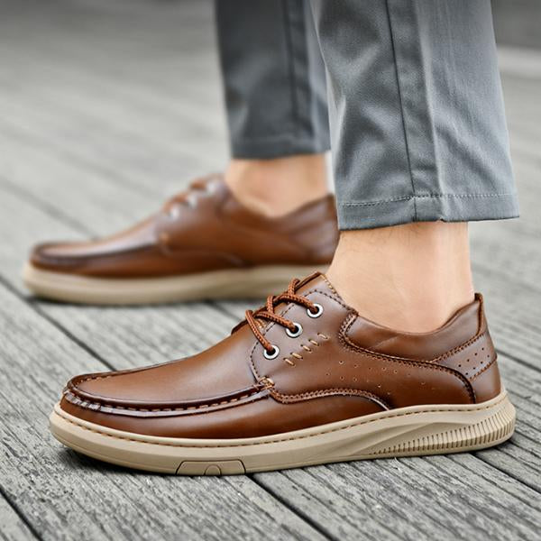 MEN'S LACE-UP COMFORTABLE CASUAL SHOES 35968323S